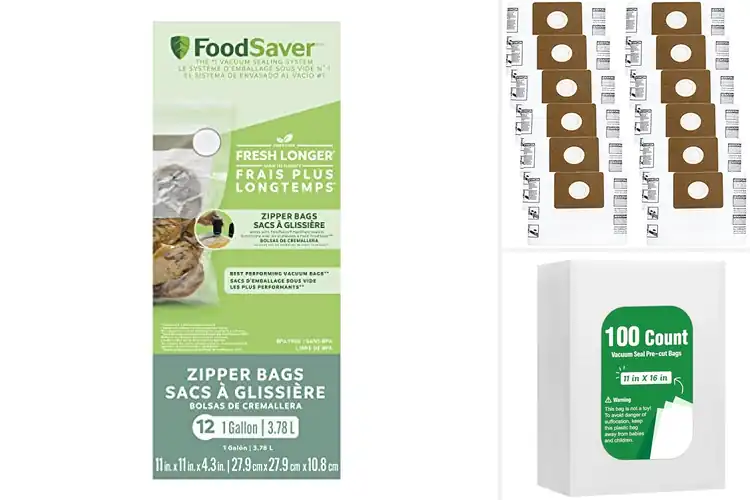 Detailed view of Best 1-Gallon Vacuum Bags: Fresh Food, Organized Space