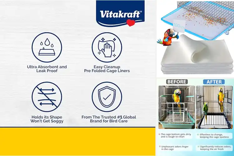 Detailed view of Best Absorbent Bird Cage Liners