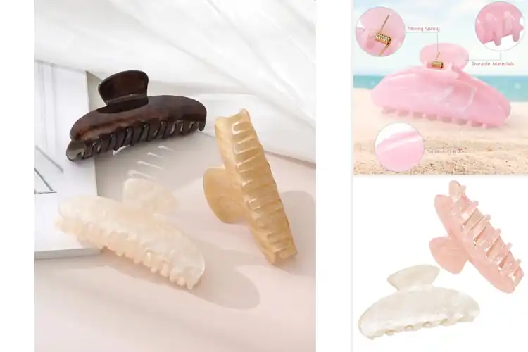Detailed view of Best Acrylic Hair Clips: Elevate Your Style with Ease