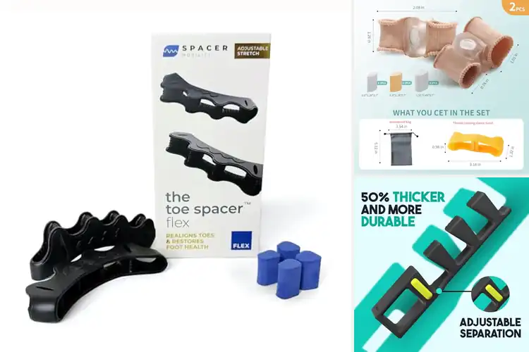 Detailed view of Best Adjustable Toe Spacers