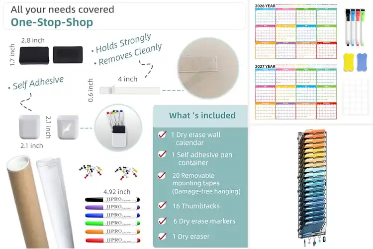Detailed view of Best Annual Wall Organizers