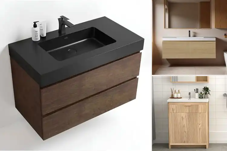 Detailed view of Best Bathroom Cabinets With Soft-Close Drawers