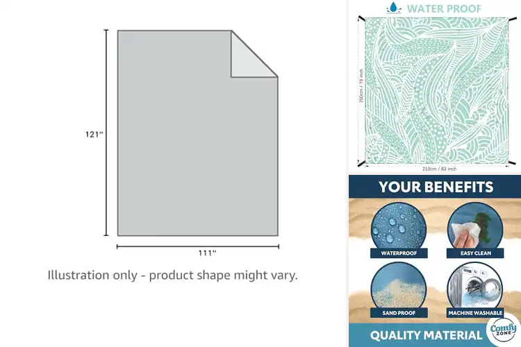 Detailed view of Best Beach Blanket For Sandproof Quick Dry