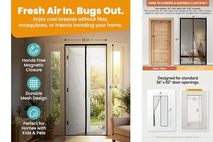 Detailed view of Best Bug Screen Doors: Enjoy Fresh Air Without the Pests