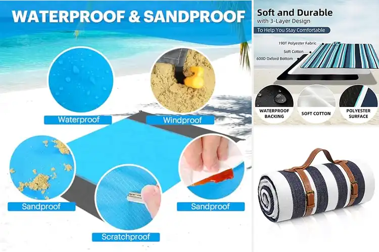 Detailed view of Best Camping Beach Blanket