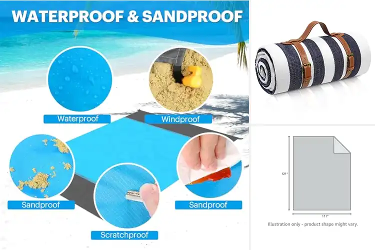 Detailed view of Best Camping Blankets For Beach