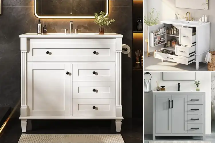 Detailed view of Best Durable Bathroom Vanities