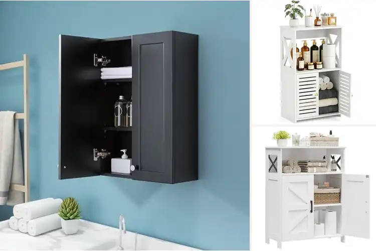 Detailed view of Best Easy-Assembly Bathroom Cabinets
