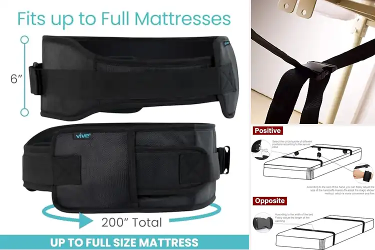 Detailed view of Best Easy Install Under Bed Restraints