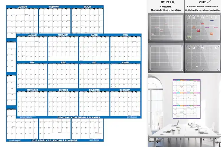 Detailed view of Best Erasable Calendars
