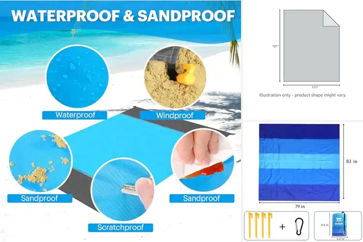Detailed view of Best Family Beach Blanket