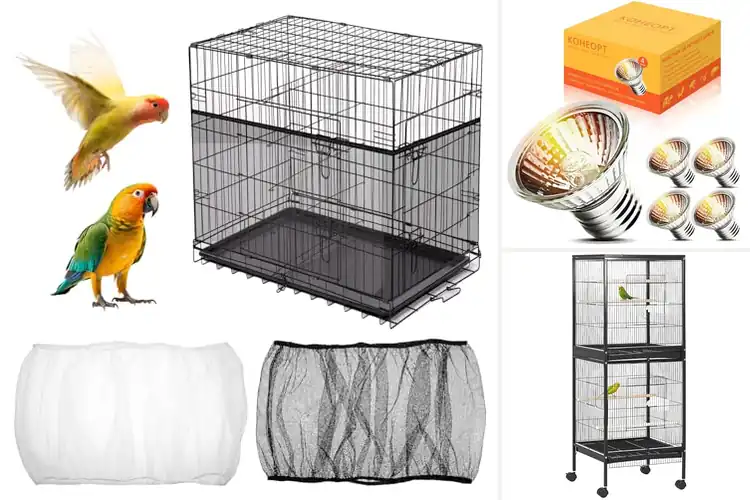 Detailed view of Best Fits Various Cages: Keep Your Bird’s Home Neat & Cozy