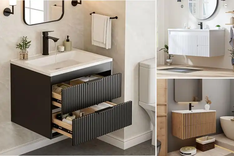 Detailed view of Best Floating Bathroom Vanities