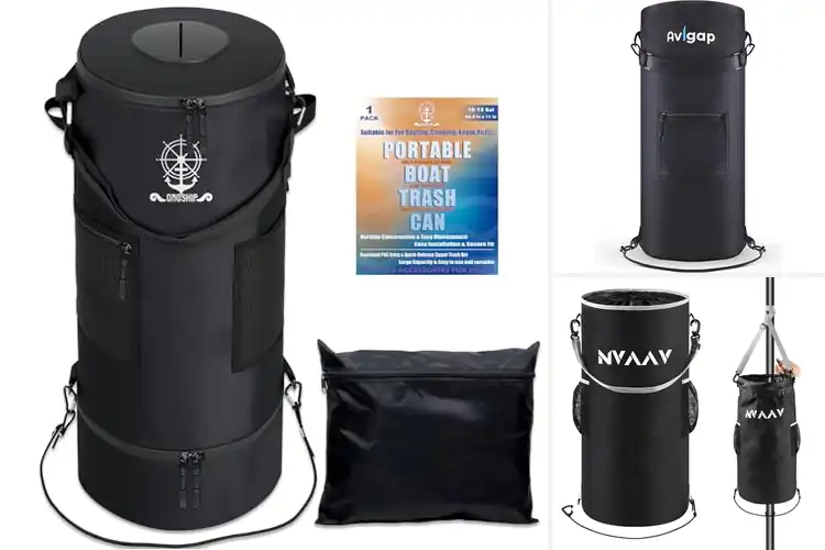 Detailed view of Best Fold Flat Boat Trash Bin