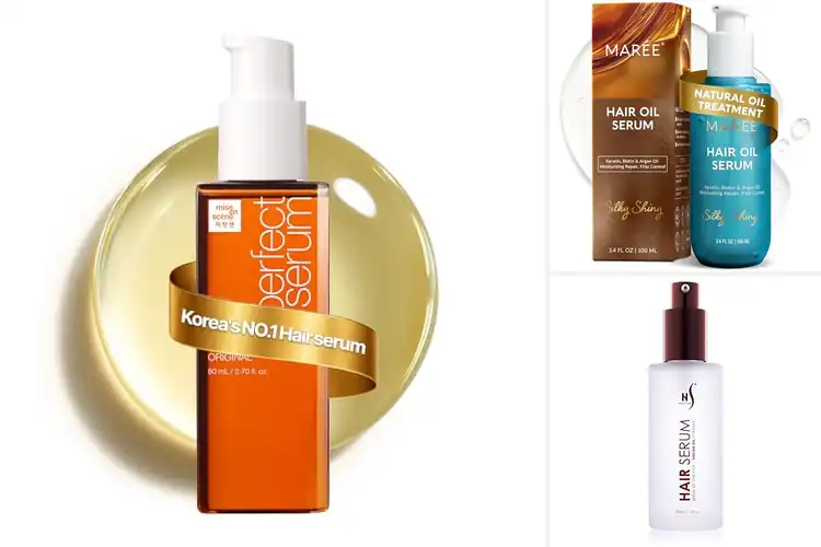 Detailed view of Best For All Hair Types Serums