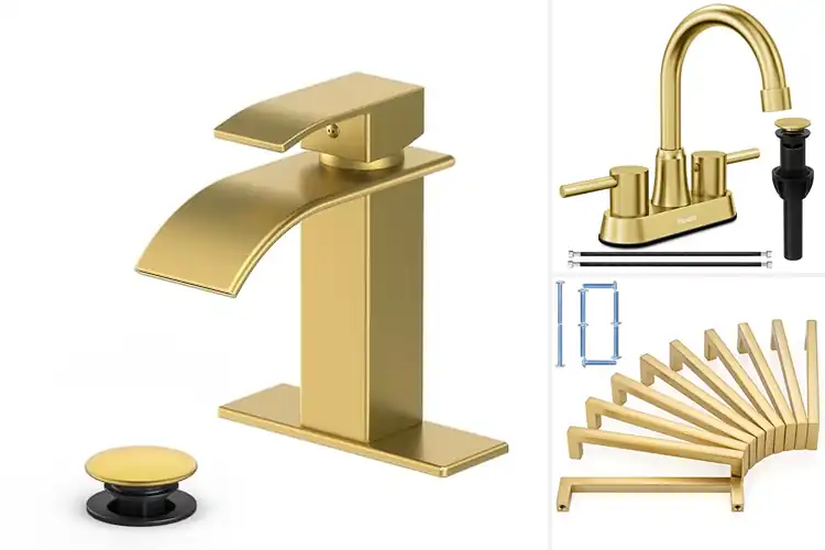 Detailed view of Best Gold Handle Bathroom Vanities