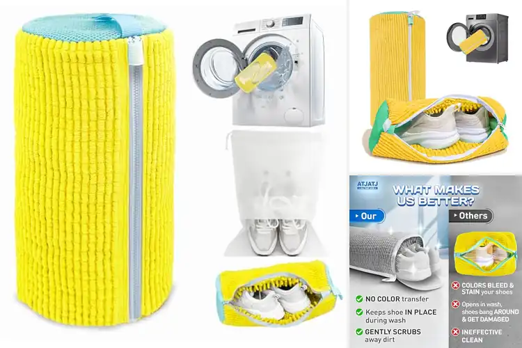 Detailed view of Best Gym Shoe Laundry Bags Protect Your Shoes & Washer