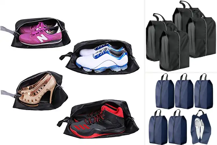 Detailed view of Best Heavy Duty Nylon Shoe Bags Waterproof & Space-Saving