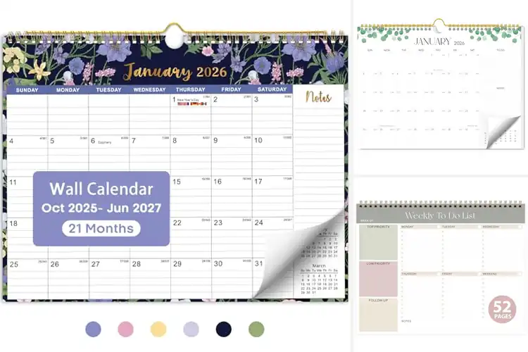 Detailed view of Best Home Office Calendars