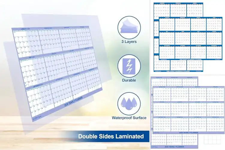 Detailed view of Best Laminated Wall Calendars