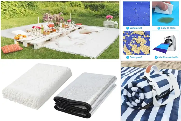 Detailed view of Best Large Beach Blankets For Group