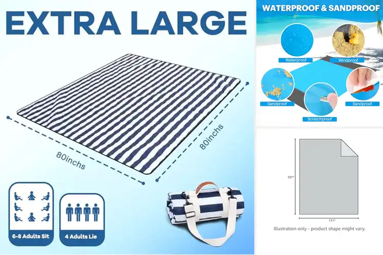 Detailed view of Best Large Beach Blankets