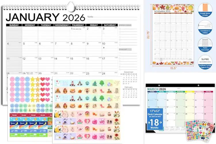 Detailed view of Best Large Blocks Calendar: 10 Top Picks for Easy Planning
