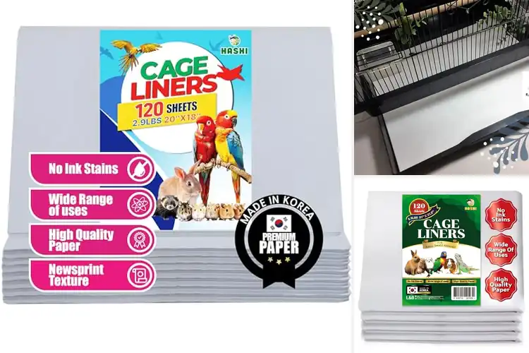 Detailed view of Best Large Quantity Bird Cage Liners
