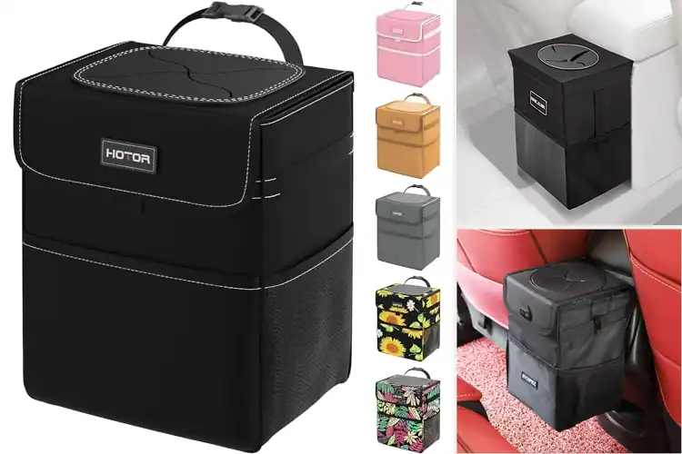 Detailed view of Best Leak Proof Trash Organizer: Keep Your Car Clean & Fresh