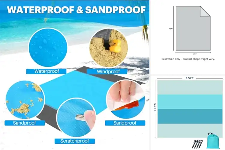Detailed view of Best Lightweight Beach Mat