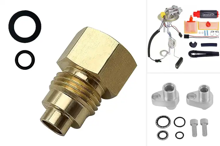 Detailed view of Best LS Swap Pump Fittings