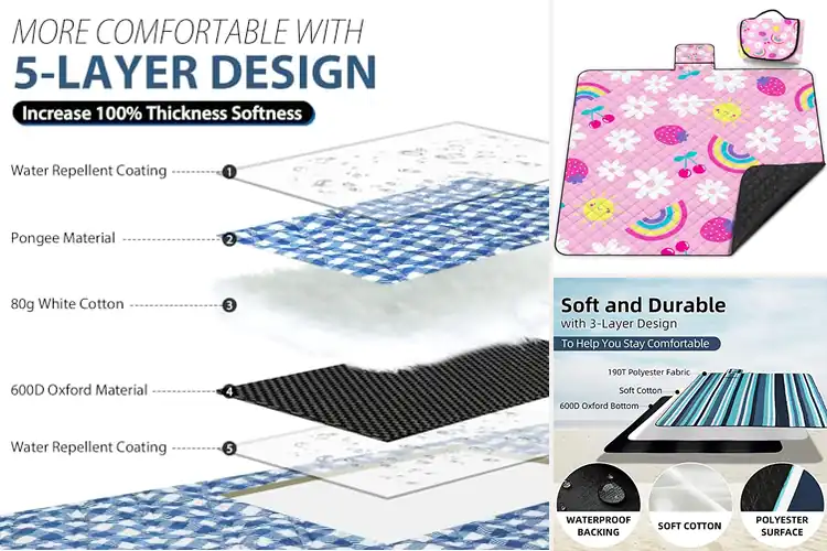 Detailed view of Best Machine Washable Beach Blankets