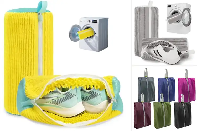 Detailed view of Best Machine Washable Shoe Bags