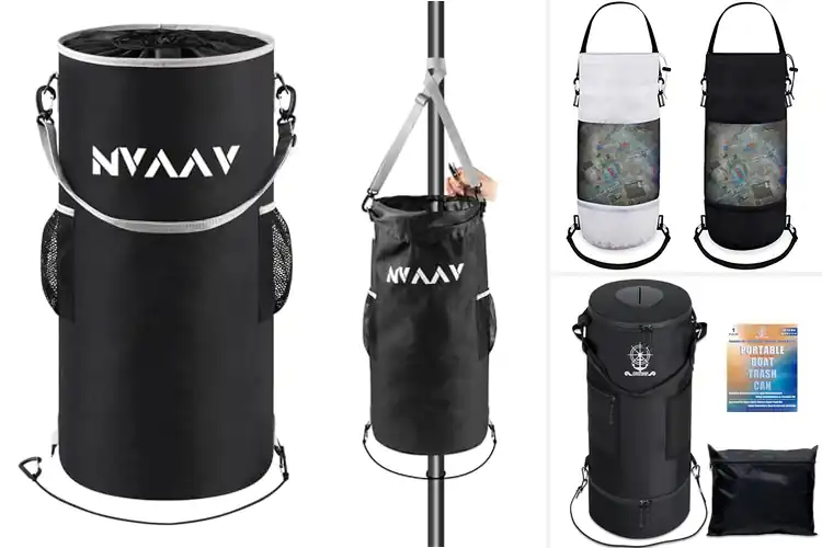 Detailed view of Best Marine Trash Container