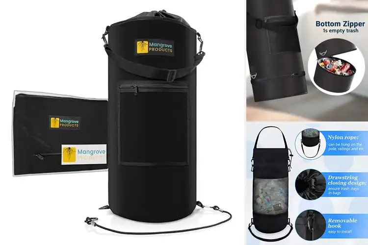 Detailed view of Best Marine Trash Containers