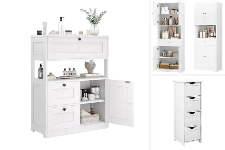 Detailed view of Best Modern Bathroom Storage Drawers