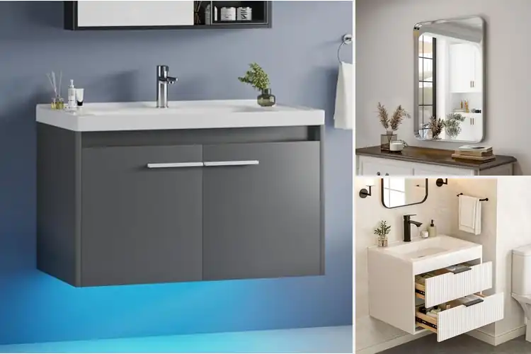 Detailed view of Best Modern Wall Mounted Vanities