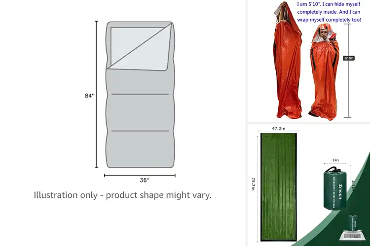 Detailed view of Best Mylar Bivvy Sacks for Warm, Safe Outdoor Shelter