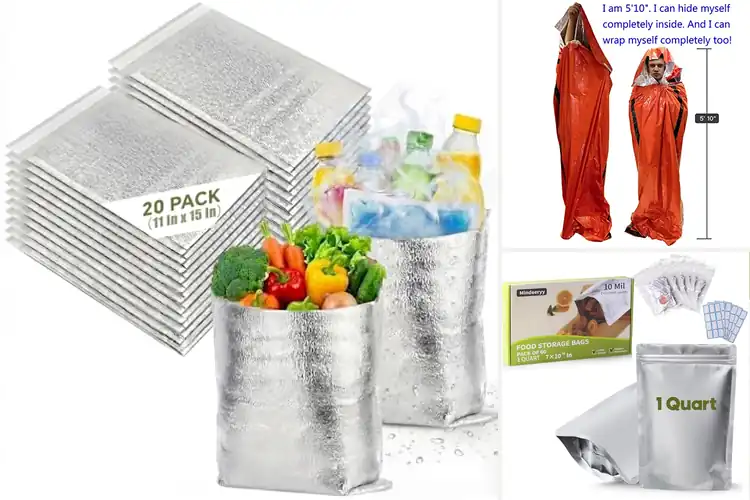 Detailed view of Best Mylar Thermal Bags