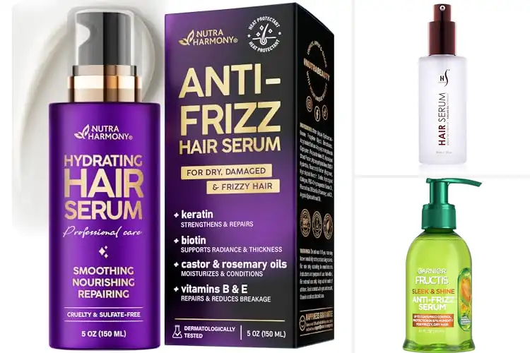 Detailed view of Best Non-Greasy Hair Serums: Smooth, Shiny, Frizz-Free Hair