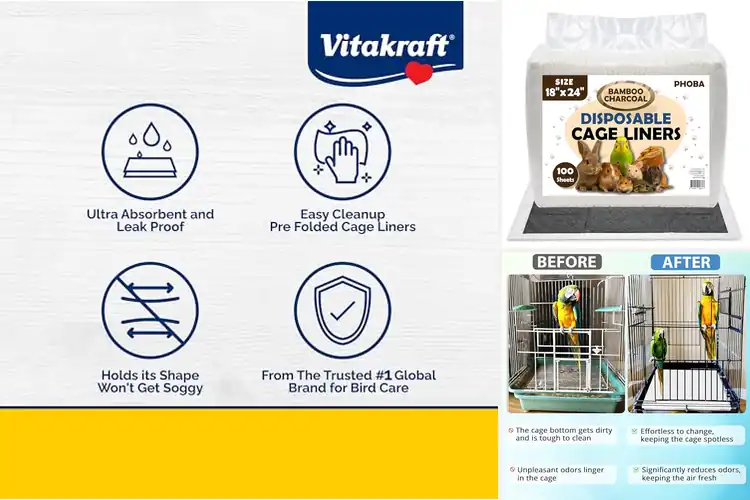 Detailed view of Best Odor-Control Bird Cage Liners: Fresh, Dry, & Easy Clean