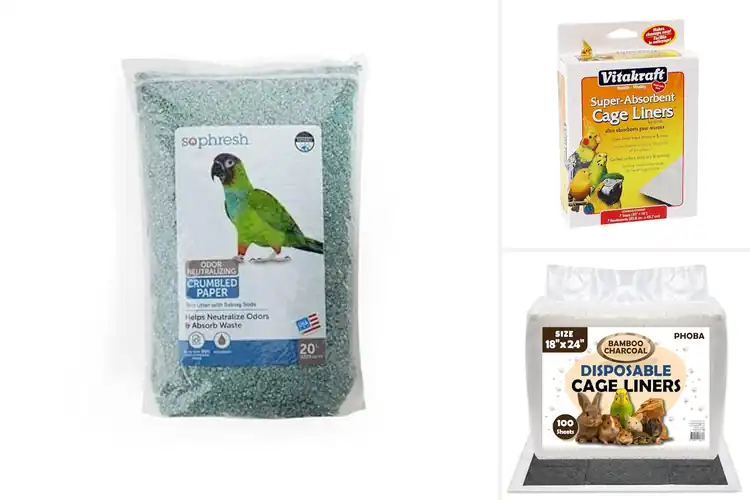 Detailed view of Best Odorless Bird Cage Papers