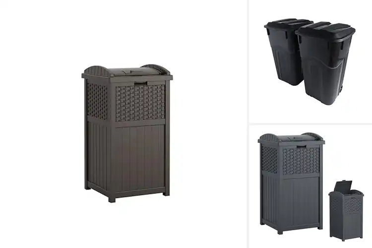 Detailed view of Best Outdoor Trash Cans