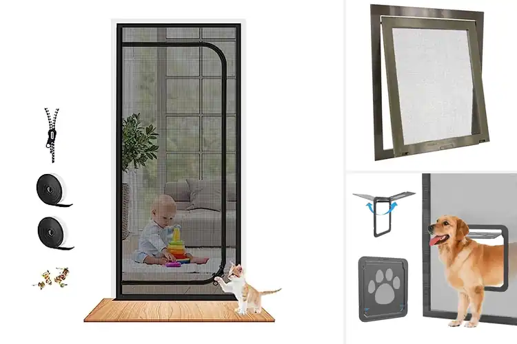 Detailed view of Best Pet Screen Doors