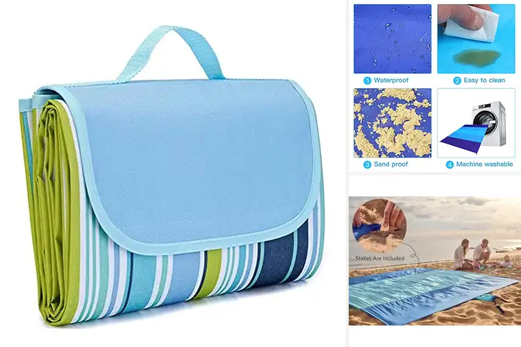 Detailed view of Best Portable Beach Blankets: Top Picks for Comfort Anywhere