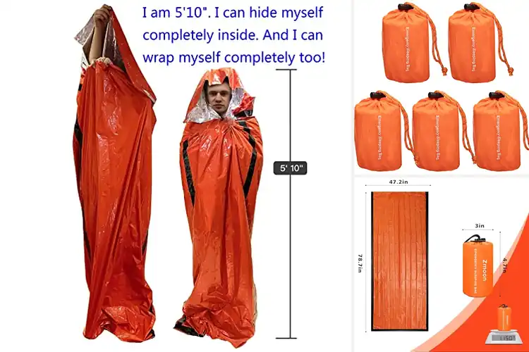Detailed view of Best Portable Emergency Sleeping Bags