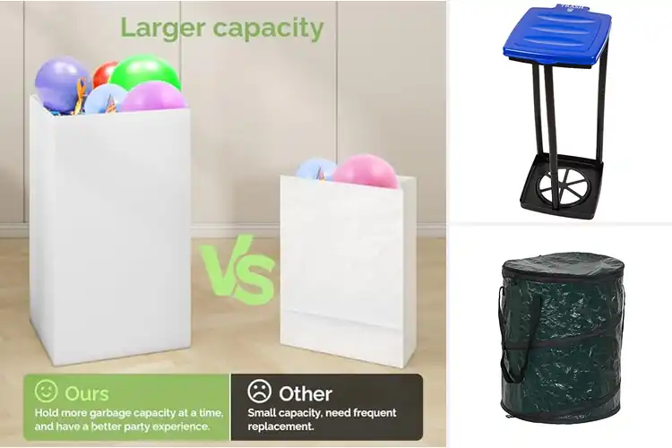 Detailed view of Best Portable Trash Containers