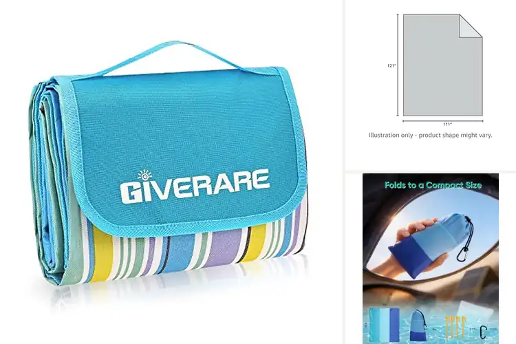Detailed view of Best Quick Dry Beach Mat For Travel