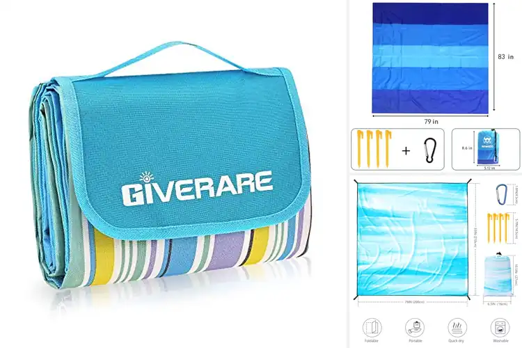 Detailed view of Best Quick Drying Beach Blanket Travel