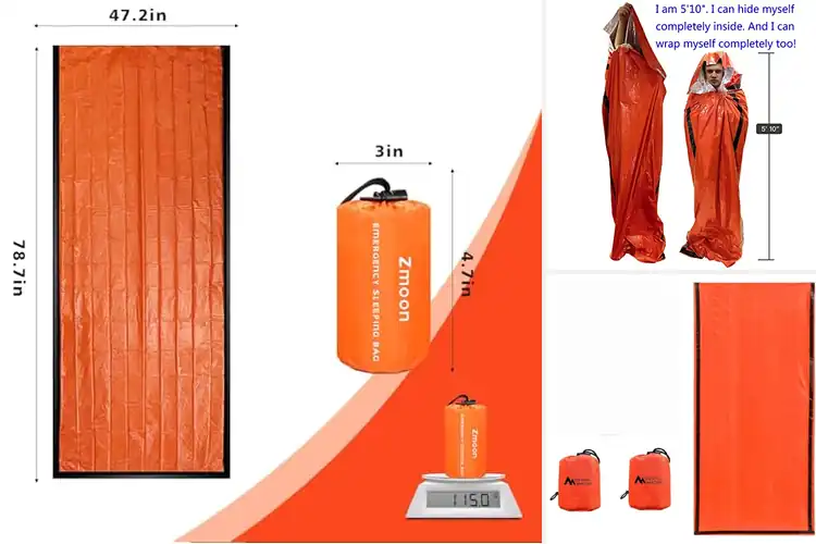 Detailed view of Best Reusable Emergency Sleeping Bags